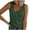 A Army Green, variant on Horkkom Tank Tops for Women Casual Plus Size Button Sleeveless Tops Summer V Neck Solid Color Blouse