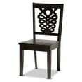 thumbnail image 3 of Baxton Studio Wanda Modern and Contemporary Transitional Dark Brown Finished Wood 5-Piece Dining Set, 3 of 7