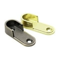 thumbnail image 4 of 10Pcs Oval Flanges Mount Wardrobe Brackets Zincs Alloys Thickened Support Clothes Hanging Bar Hardware Closet Rod Brackets, 4 of 8