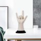 thumbnail image 4 of Creative Rock Gesture Estatua de resina Escultura de Músico Figuras coleccionables de gestos ano para mesitas de noche Bar Gabinete Blanco Sunnimix estatua escultura, 4 of 8