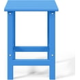 thumbnail image 2 of ZYPPP Furniture Outdoor Adirondack Side Table, HDPE, Weather and UV Resistant, Square End Table for Your Patio, Backyard, Balcony,Porch, Garden, Deck (Pacific Blue), 2 of 10