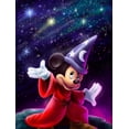 thumbnail image 1 of Disney 5d Diy Diamond Painting Mickey Mouse Magic Picture Full Square Round Diamond Embroidery Cross Stitch Girl's Boy's Gift,round 20x25cm Gao Jinjia LED, 1 of 2
