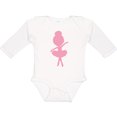 thumbnail image 3 of Inktastic Little Ballerina Girls Long Sleeve Baby Bodysuit, 3 of 5
