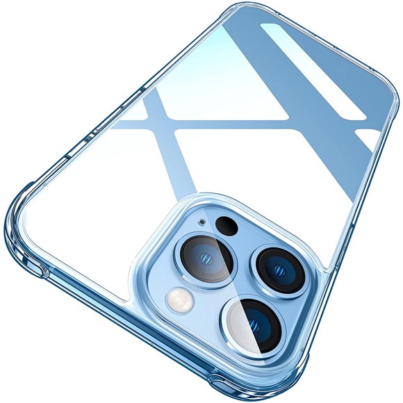 IBAOLEA Compatible avec iPhone 13 Pro Max Étui Transparent, Étuis de Protection Antichoc pour iPhone 13 Pro Max Étui de Téléphone 6,7 Pouces Sorti en 2021 Transparent -