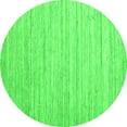 thumbnail image 1 of Ahgly Company Indoor Round Abstract Green Contemporary Area Rugs, 3' Round, 1 of 1
