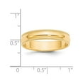 thumbnail image 5 of 14k Yellow Gold 5mm Milgrain Half Round Wedding Band Size 10, 5 of 6