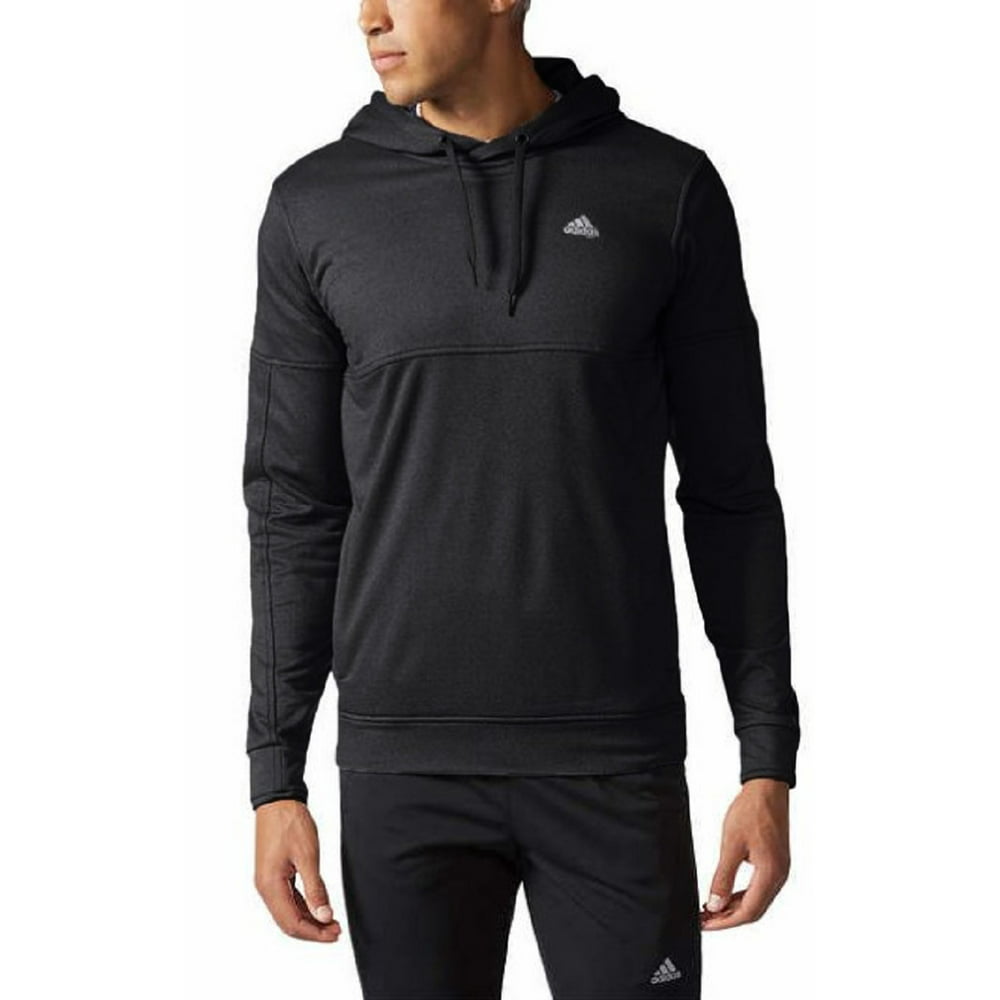 Adidas - Adidas Mens Climawarm Fleece Pullover Hoodie (Black, X-Large ...