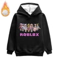thumbnail image 3 of Roblox-suéter de forro polar grueso de doble capa para niños, chaqueta cálida de otoño e invierno para hombres y mujeres, 100-170 yardas, 3 of 4