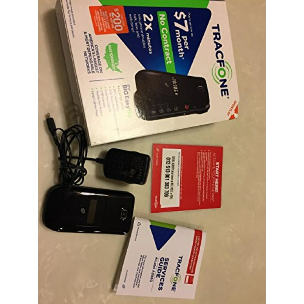 TRACFONE Alcatel A392G NoContract Cell Phone Black