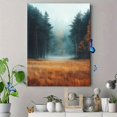 thumbnail image 4 of Qisvanset Framed Canvas Wall Art 12x16 Inch Misty Foggy Field Minimalist Nature Office Wall Art, 4 of 5