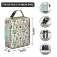 thumbnail image 3 of Hedgehog Insulated Lunch Box Student Reusable Lunch Bag Lightweight Lunchbox Work Hiking, 3 of 6