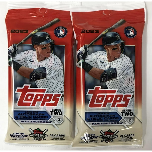 2023 Topps Baseball Series 2 Fat Packs Contains 2 Fat Packs Totaling