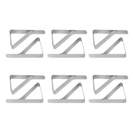 

Tablecloth Clips 12 Pack Stainless Steel Table Cloth Holder Table Cover /Marquees/Wedding/Party/Picnic/Indoor/Outdoor