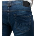 thumbnail image 4 of RAW X Mens Slim Stretch Moto Jeans, Dark Blue, 34X32, 4 of 6