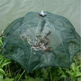 thumbnail image 5 of ALING 4/6/8/12 Holes Portable Fishing Net Automatic Folding Multilateral Fishing Guard Shrimping/Crabbing/Fishing Tool, Minnow Crawfish Crab Lobster Shrimp Baits Cast Mesh Trap Fish Net, 5 of 9