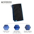 thumbnail image 2 of MISSION Cooling DuoMax Towel Dual Sided Sports Towel, Black, 2 of 7