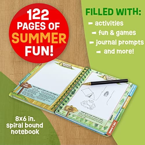 Peaceable Kingdom Mi diario completo de campamento de verano - Un libro de actividades súp Peaceable Kingdom Peaceable Kingdom