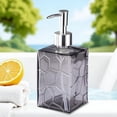 thumbnail image 4 of Glass Soap Dispenser Refillable Pump Bottle Leak Proof Smooth Dispensing Decorative Bathroom Accessory Countertop Organizer for Bathroom Kitchen Sink Home Use, 4 of 7