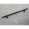 thumbnail image 5 of Aluminum Handrail Direct OHR Handrail Section w/ Mounts (11' Length,Black Pearl) USA Made, 5 of 5