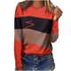 thumbnail image 2 of Ichuanyi liquidación mujer damas redondear cuello tops Camisetas de estampado casual Blusa de manga larga ICHUANYI WER2023082211188, 2 of 5