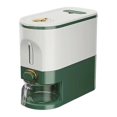 thumbnail image 1 of Flmtop Rice Dispenser with Measuring Cup Large Capacity Clear Visible Airtight Flour Beans Cereal Grains Food Storage Container Kitchen Supplies, 1 of 11