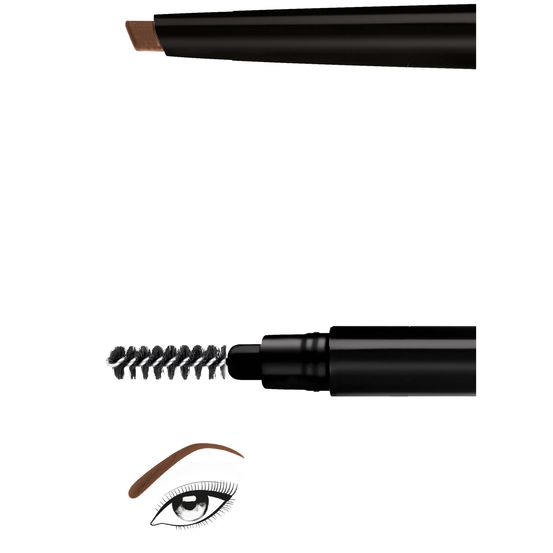 (2 pack) L'Oreal Paris Stylist Shape and Fill Mechanical Eyebrow Makeup Pencil, Blonde