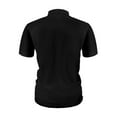 thumbnail image 4 of Afdoent Mens Casual Polo Shirts Male Summer Mesh Ice Silk Solid Color Shirt Top Golf Shirts For Men Casual Lightweight Shirts For Men, 4 of 4