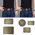 thumbnail image 2 of Trendsetting Belt Buckle Hipsters Metal Craft Replacement Belt Buckle Western Belt Buckle for Men Casual Outfit, 2 of 14