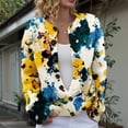 thumbnail image 2 of Kaondbfi Women's Cardigan, Open Front Cardigans Cute Flower Print Sweaters Crew Neck Button Down Trendy Fall Tops Coat Winter Clothing for Women, 2 of 7