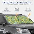 thumbnail image 4 of Balery 2 Piece Lemon Car Windshield Sun Shade|Foldable Front Windshield Shade for Car Front Window for Most Sedans SUV Truck-Medium, 4 of 7