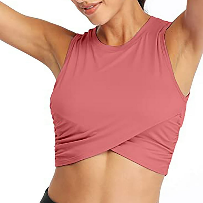 CYMMPU Women's Trendy Sexy Camisole Tank Tops Clearance Crewneck Workout  Tops Cami Summer Vintage Corset Clothing Fashion Yoga Tops Sleeveless Solid  Color Hot Pink L 
