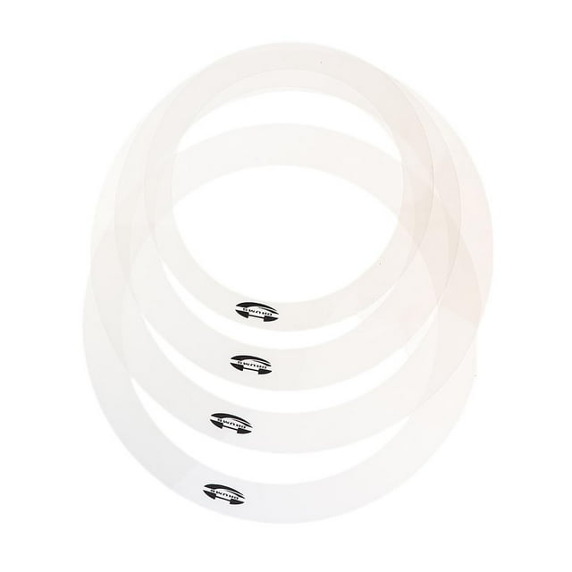 4x Set Anillos de Silenciador Yuyangstore Anillos de control de tono para 12 inch 14 inch