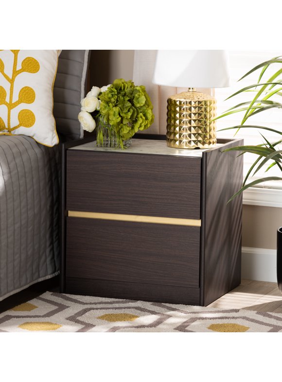 Gold Nightstands in Nightstands