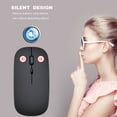 thumbnail image 4 of M60 2.4G Charging Wireless Mouse Mute MOUSE Notebook Desktop Office Mouse With TYPE-C Interface black, 4 of 9