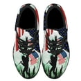 thumbnail image 2 of Bigfoot Celebrate Fourth Of July Independence Day Shoes Sneakers for Women Men Black Size 12, 2 of 7