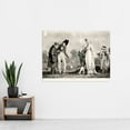 thumbnail image 2 of Debucourt Little Gentlemen Teenagers Fashion Drawing Extra Large XL Wall Art Poster Print, 2 of 3