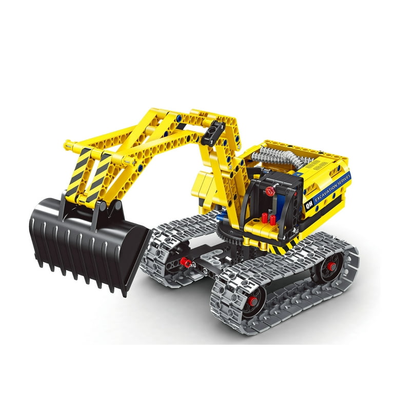 Building Blocks Caterpillar Excavator 1702 pieces CADA 1:20, Toys \  Building blocks