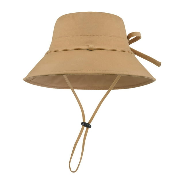 Sombrero de pescador de ala ancha para el sol, ideal para actividades al aire libre, viajes diarios y mochileros. Caqui