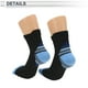 thumbnail image 4 of Calcetines de ciclismo Unique Bargains, de secado rápido, para exteriores, color azul y negro, tamaño M, neutros y universales, 1 par, combinación de colores, 4 of 6