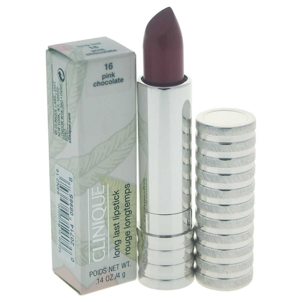 Clinique Long Last Lipstick 16 Pink Chocolate by Clinique for