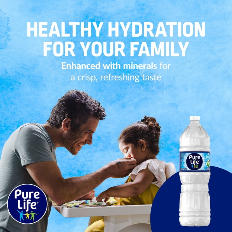 Pure Life Purified Water, 1.5 Liter, Single Plastic Bottle