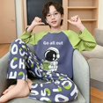 thumbnail image 1 of Conjunto de pijamas de verano para niños, ropa para el hogar similar a algodón para niños medianos y grandes, ropa de dormir con estampado de capibara de nuevo estilo de China continental, 1 of 5