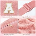 thumbnail image 3 of Yoolife Initial Fanny Pack Waist Bag for Girls Personalized Fleece Travel Beach Belt Bag Stadium Bag Crossbody Bag Birthday Gifts for Girls Teens Kids, 3 of 7