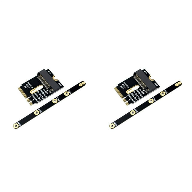 2X Adaptador PCIE 4.0 M.2 NVME Instalación del Adaptador PCIE SSD para Tarjeta Elevadora SSD NVME M2 2230 2242 2260 2280