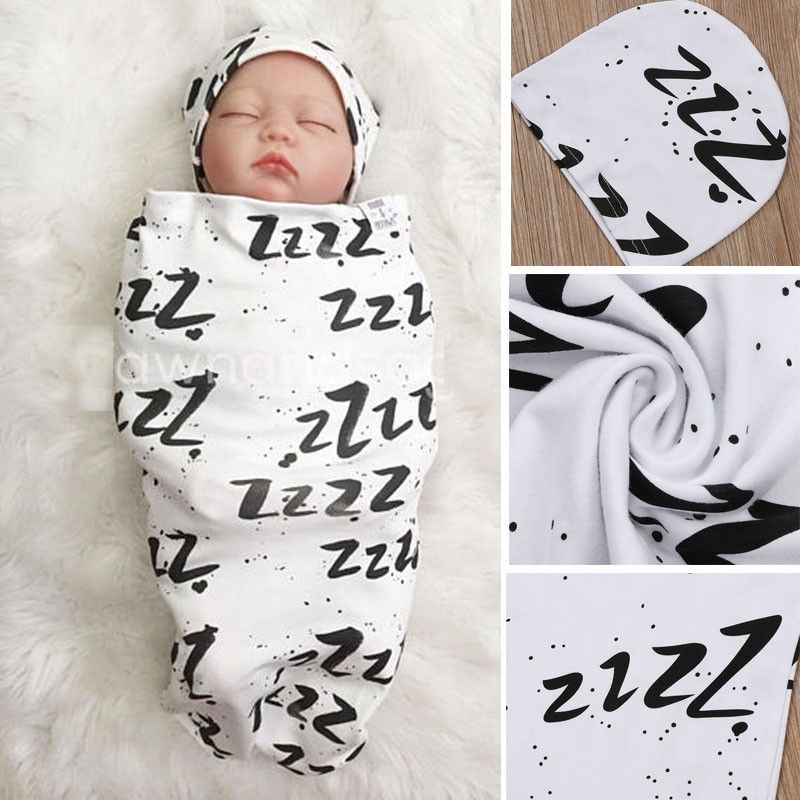 Details about Fashion Cute Newborn Baby Infant White Swaddle Wrap