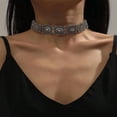 thumbnail image 3 of Vintage Choker Necklace, Victorian Style Concho Ethnic Boho Cameo Metal Collar Necklace for Women Vacation Retro Bohemian Jewelry, 3 of 9