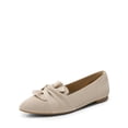 thumbnail image 2 of DREAM PAIRS Women's Pointed Toe Ballet Flats Comfortable Knit Slip-On Shoes with Bow Detail Lightweight Flexible Everyday Walking Flats, 2 of 9