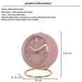 thumbnail image 2 of RV Reloj despertador blanco de lujo, escritorio electrónico nórdico, reloj de cuarzo, Simple, para niños, oficina, mesita de noche, reloj de mesa silencioso para estudiantes Sailing Electrónica, 2 of 5