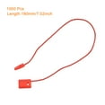 thumbnail image 2 of Unique Bargains Hang Tag Chaîne Snap Lock Prix Étiquette Attaches Rouge 7 Pouces 1000pcs, 2 of 5