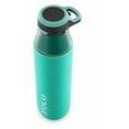 thumbnail image 3 of Zulu Studio Glass Water Bottle, Mint, 26 oz, 3 of 5